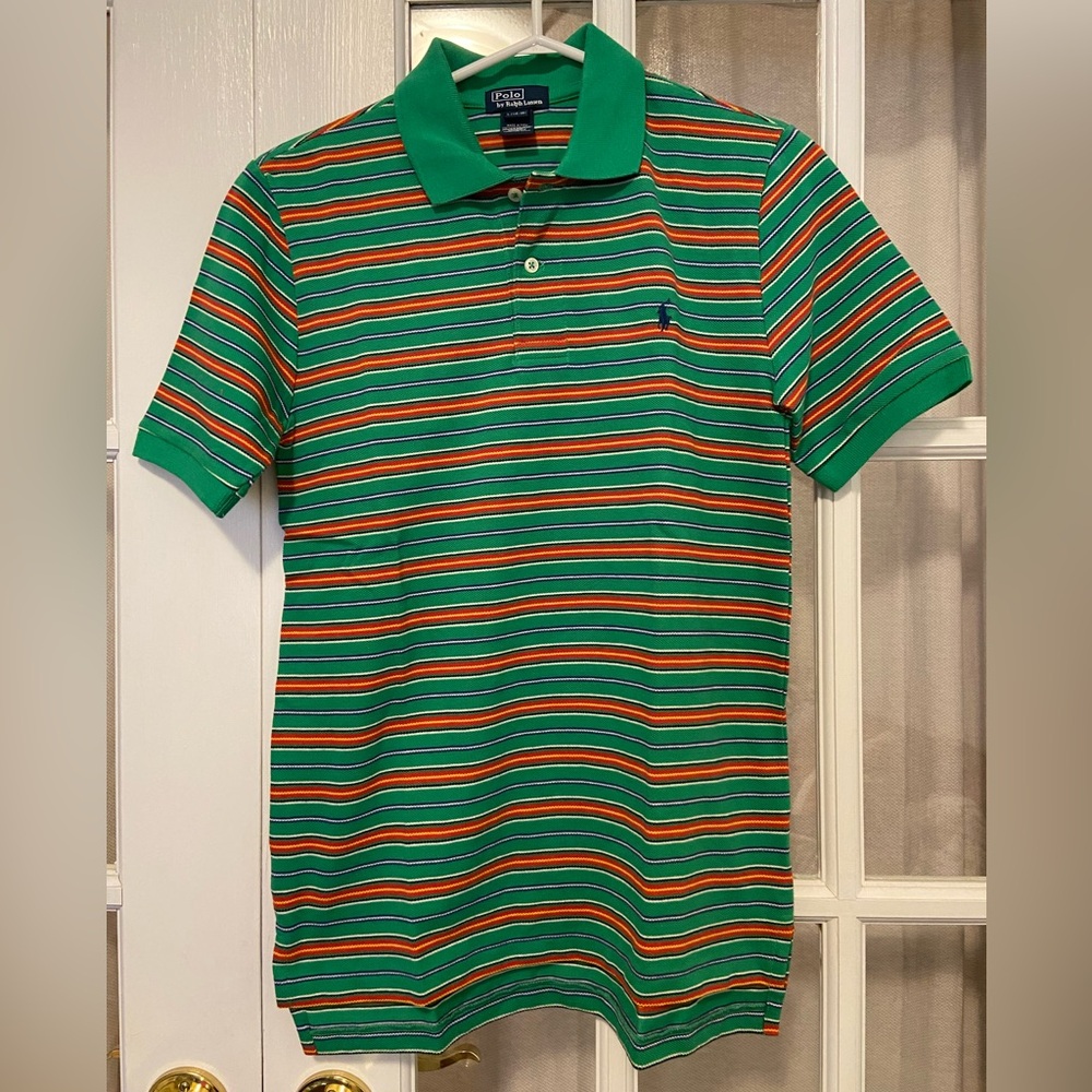 Polo Ralph Lauren retro green and red tee